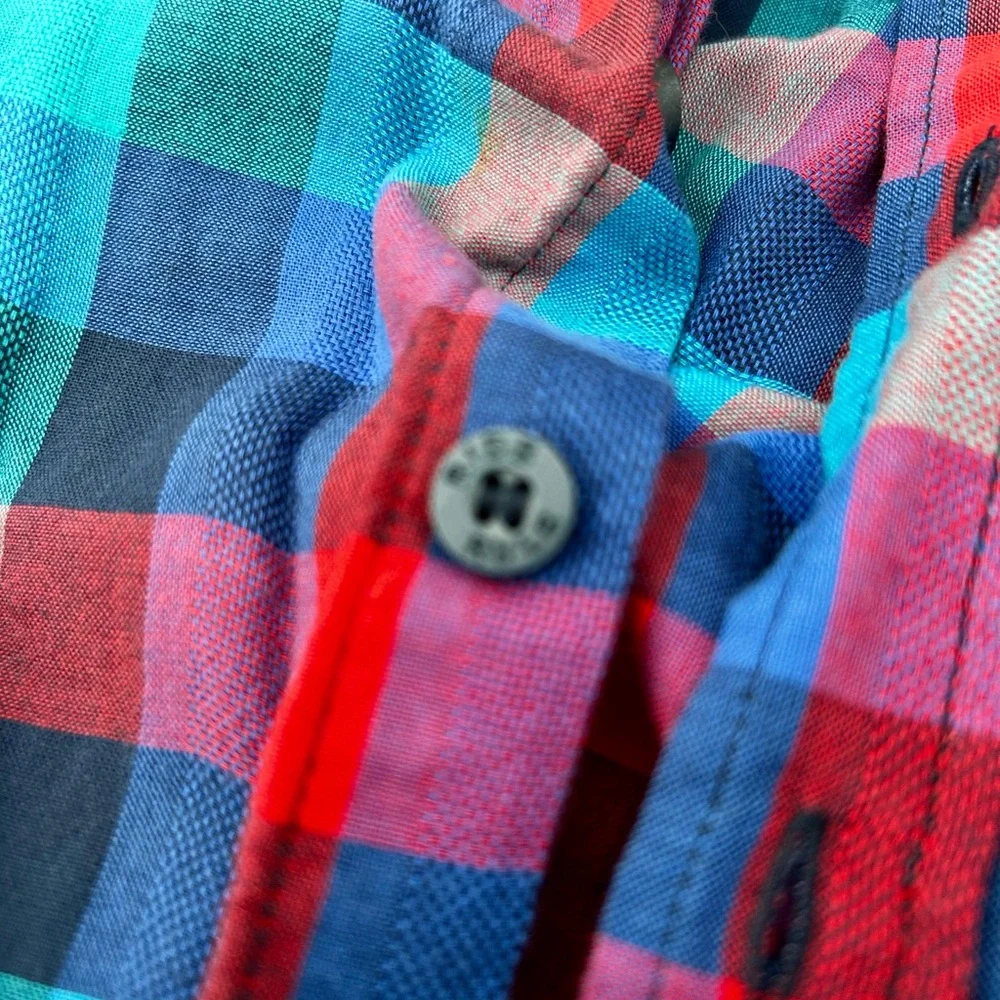 H&M Plaid Button Down Kids Shirt Ride and Rule Sz.9-10